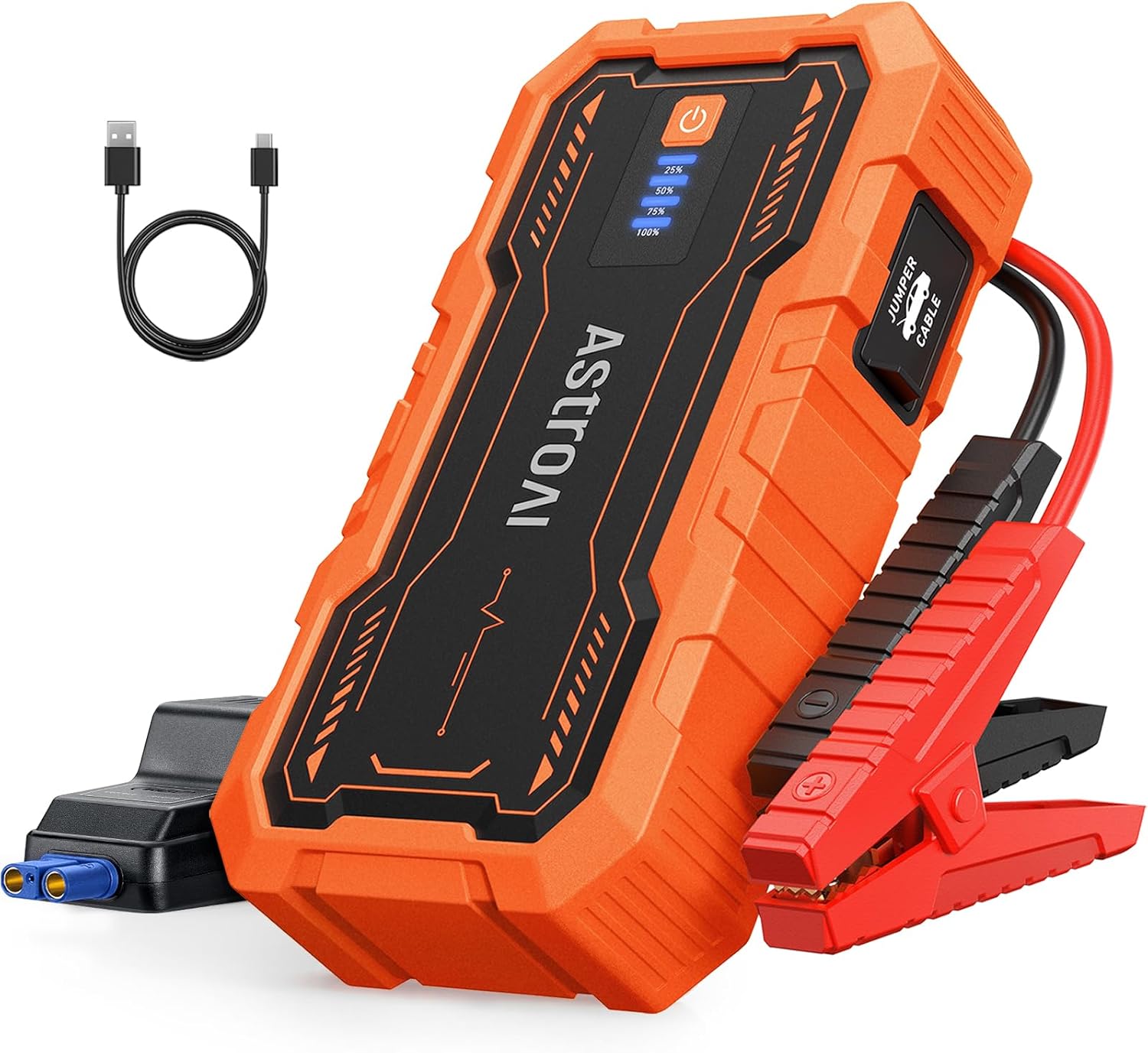 3000A Peak Jump Starter for Heavy-Duty Engines