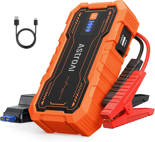 3000A Peak Jump Starter for Heavy-Duty Engines