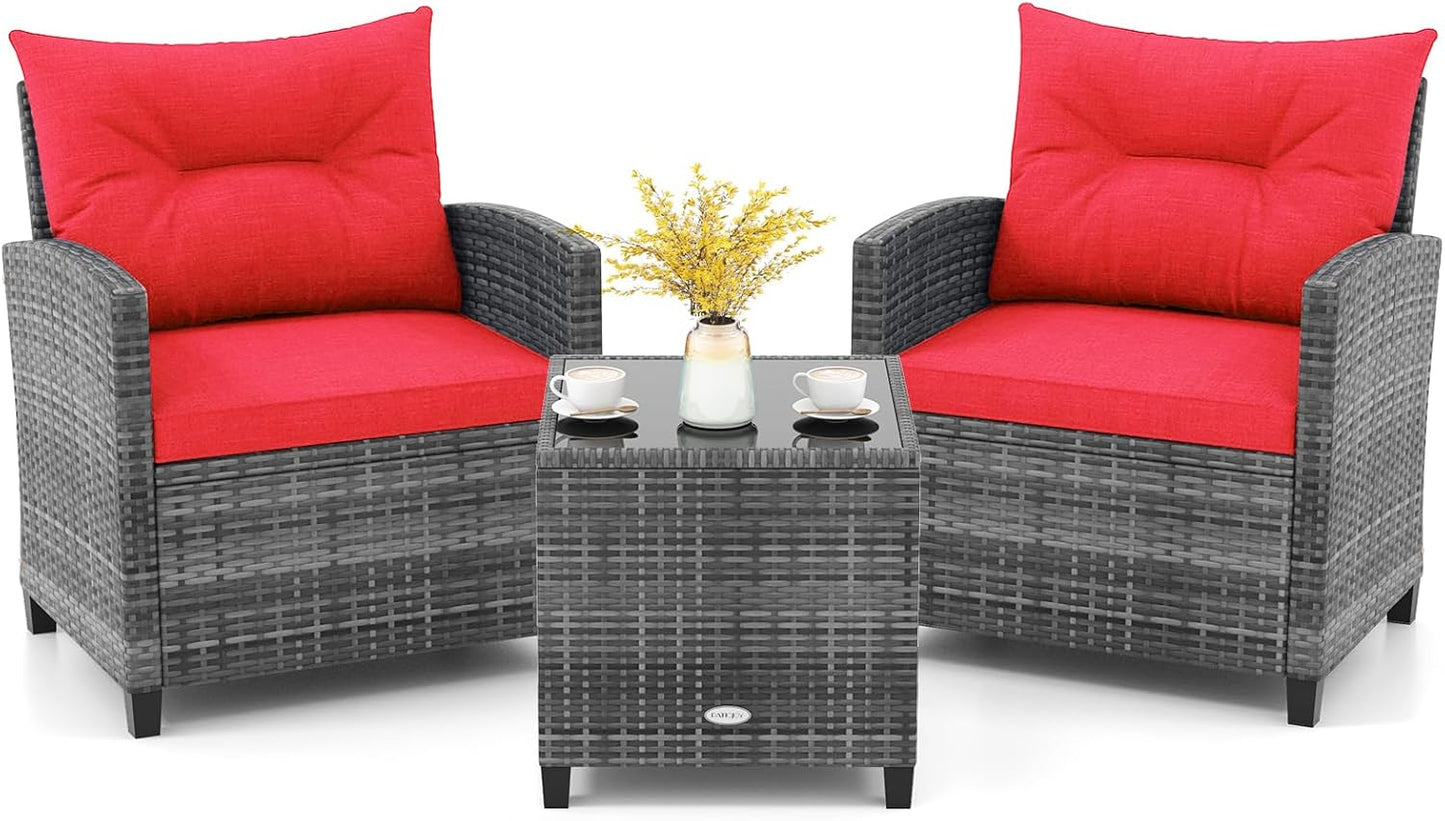 KOTEK 3 Piece Patio Furniture Set for Outdoor Relaxation