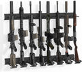 Gun Rack Wall Mount Adjustable 4/8/12 Slot - Secure Vertical Storage