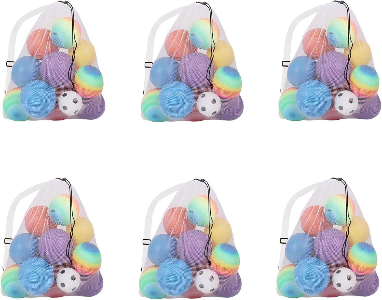 X-Large Mesh Sports Equipment Drawstring Bag for All Sports
