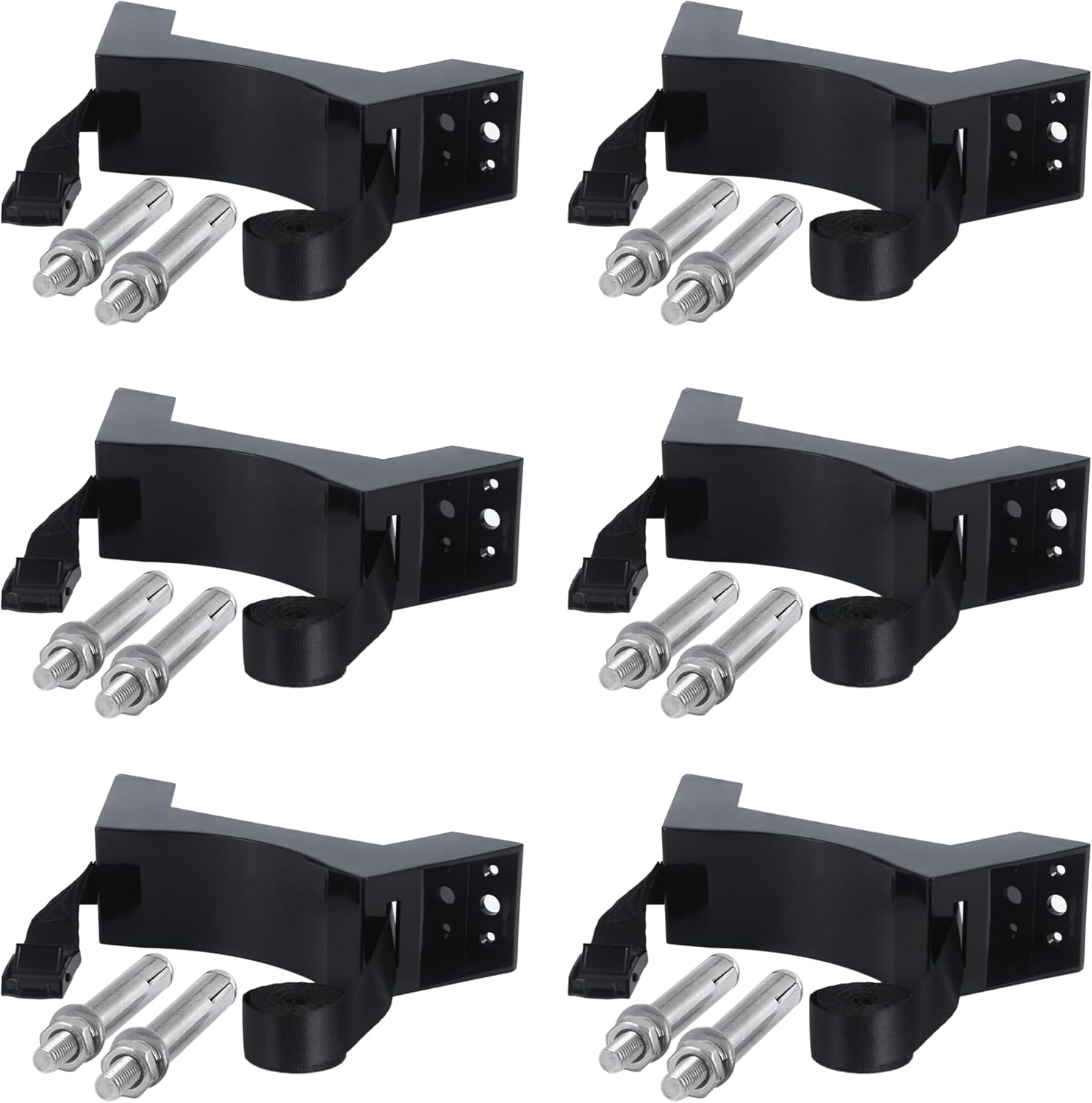 6PCS Propane Tank Holder for Safe and Secure Gas Cylinder Storage