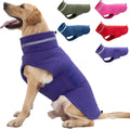 Dog Coat Waterproof Winter Jacket for Large Dogs - Purple XL