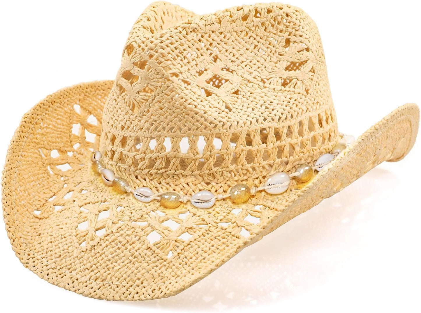 Stylish Cowboy Hats for Women and Men with Shapeable Brim