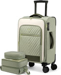 LOVEVOOK 20 Inch Carry On Luggage with Stylish Design and Durability