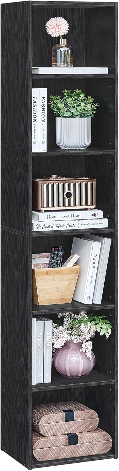 VASAGLE Custos Collection 6-Tier Bookcase for Home Office
