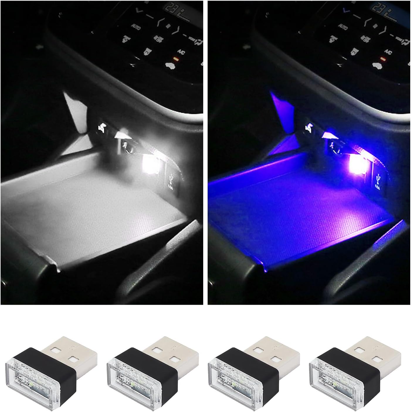 Augeny USB Car Interior Lights - Atmosphere Ambiance