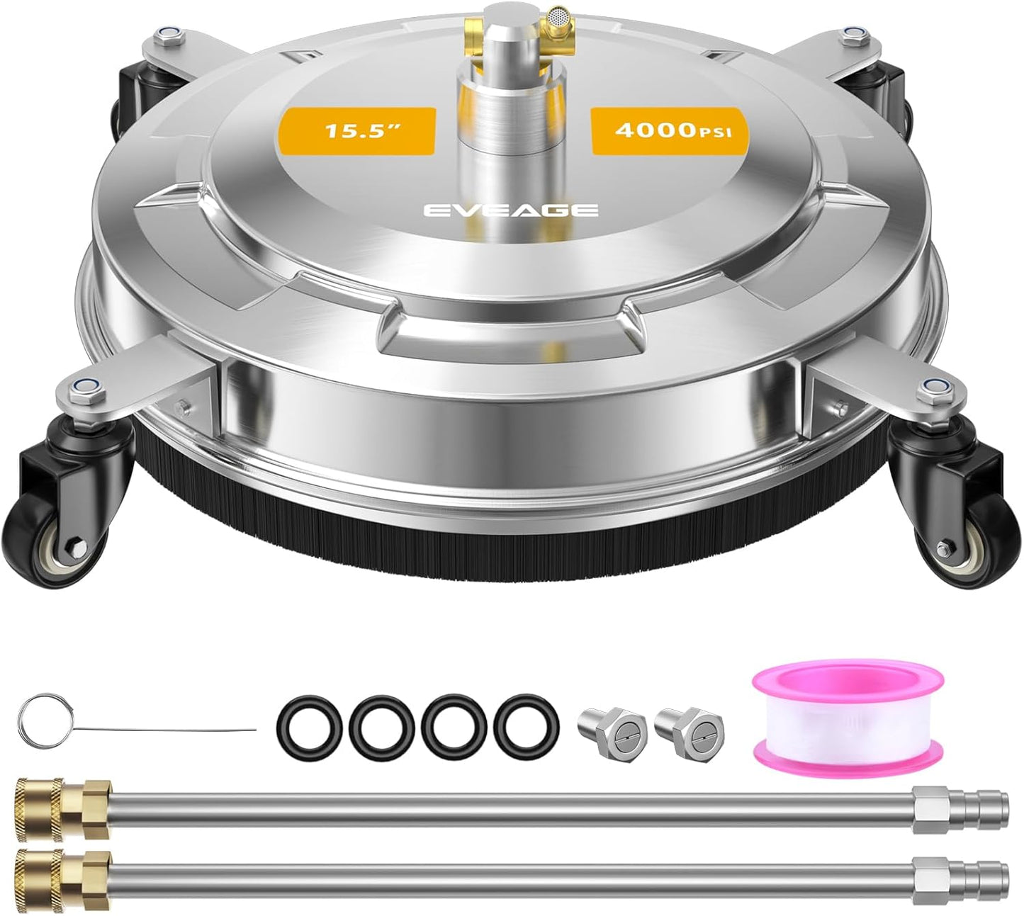 EVEAGE 15.5 Pressure Washer Surface Cleaner for Efficient Cleaning