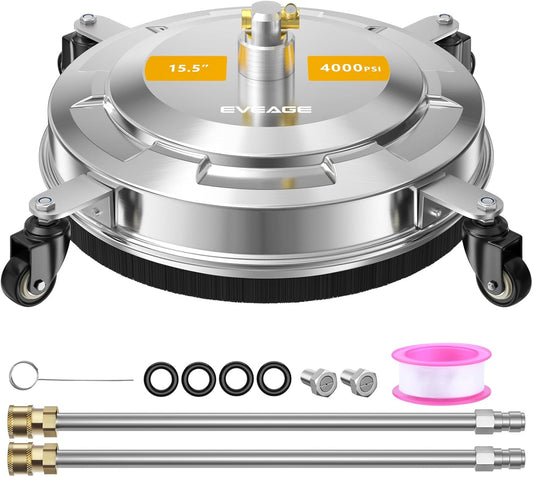 EVEAGE 15.5 Pressure Washer Surface Cleaner for Efficient Cleaning