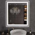 Stylish Dimmable LED Bathroom Mirror with Anti-Fog and Memory