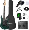 39in Matte Green Electric Guitar Kit - Beginner HSS Starter Set
