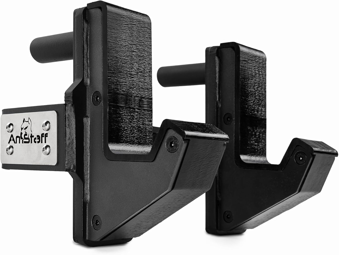 AmStaff Fitness Heavy-Duty J-Hooks - 1000 LB Capacity