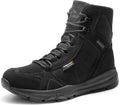 Men's Lightweight Tactical Work Boots - Breathable Suede & Cordura