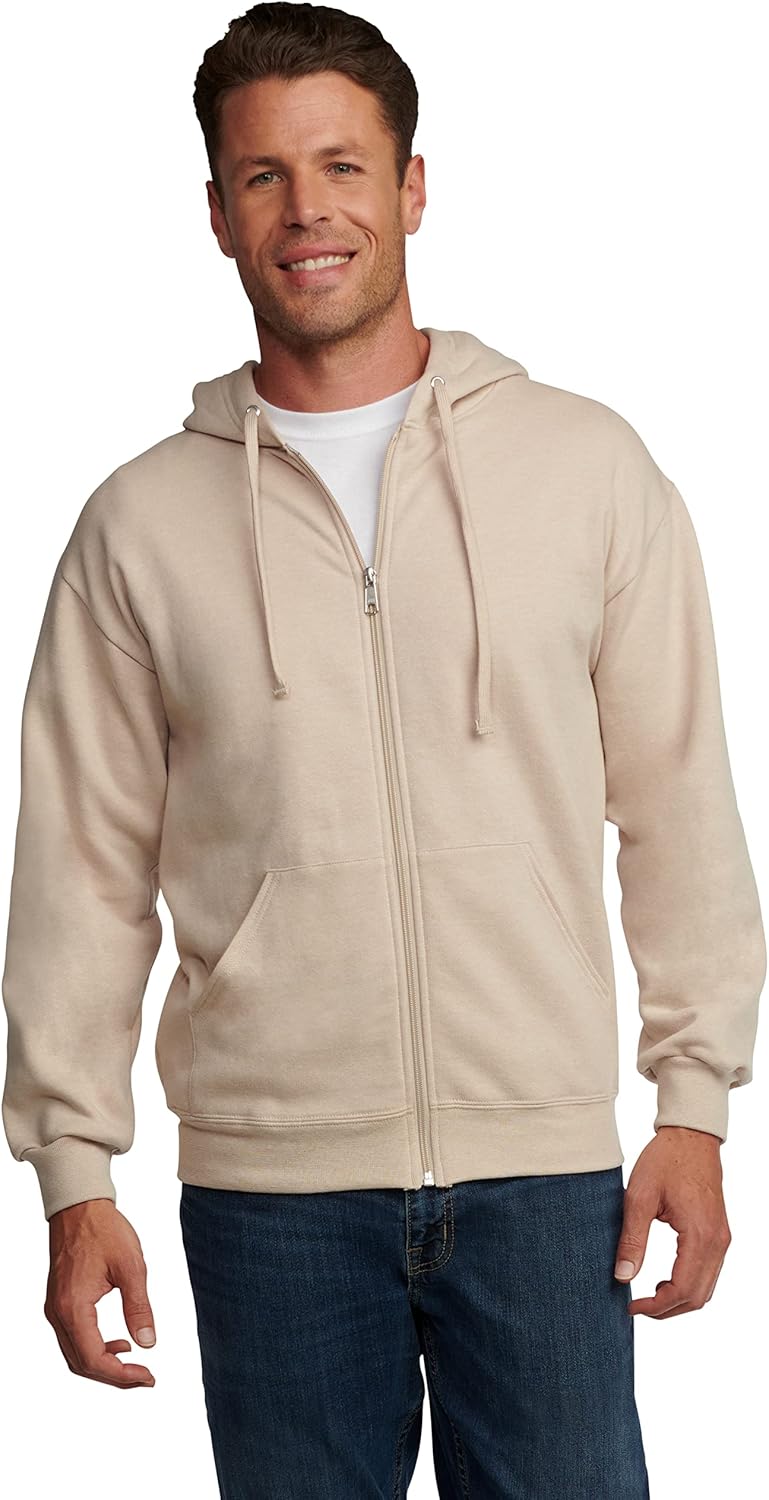 Fruit of the Loom Cozy Fleece Zip Hoodie