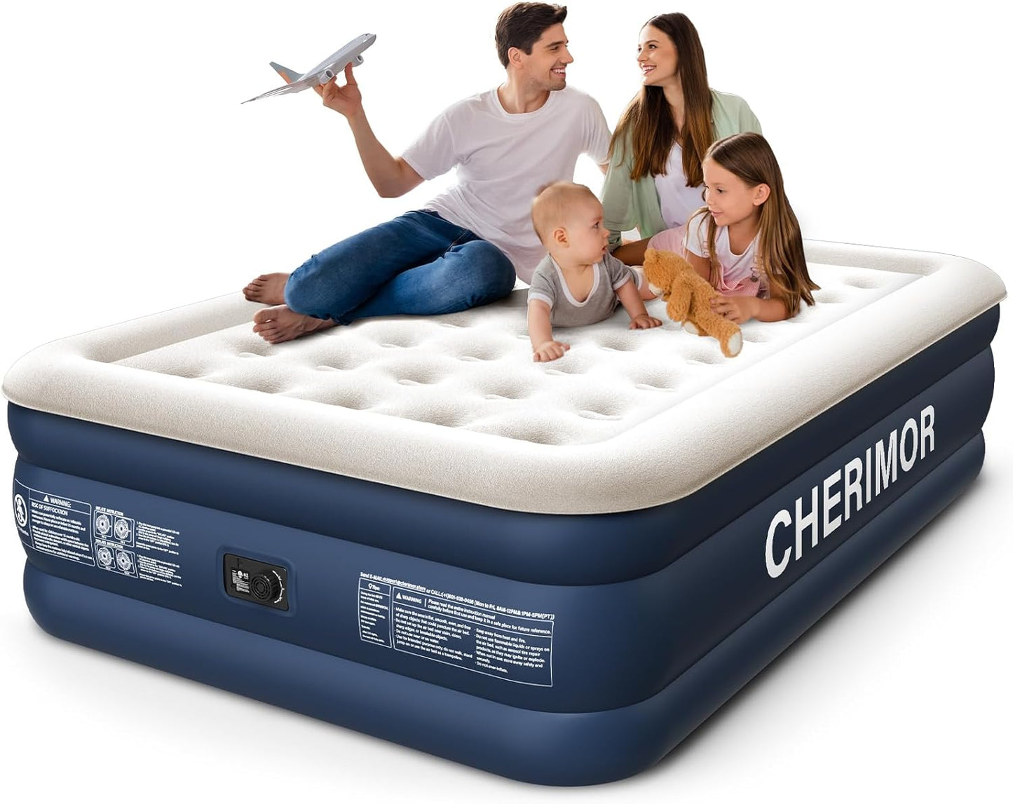 Queen Air Mattress with Built-in Pump for Ultimate Comfort