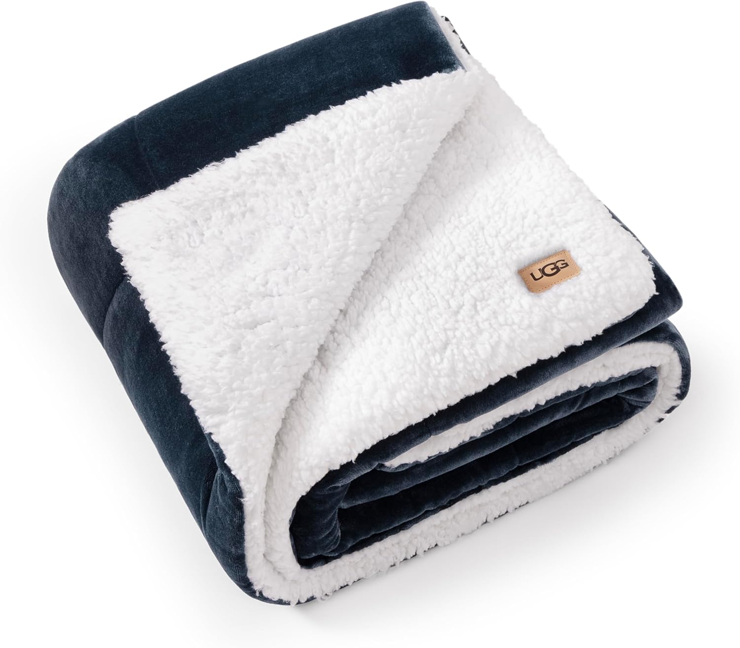 UGG Nita Throw Blanket Soft Reversible Plush for Couch or Bed