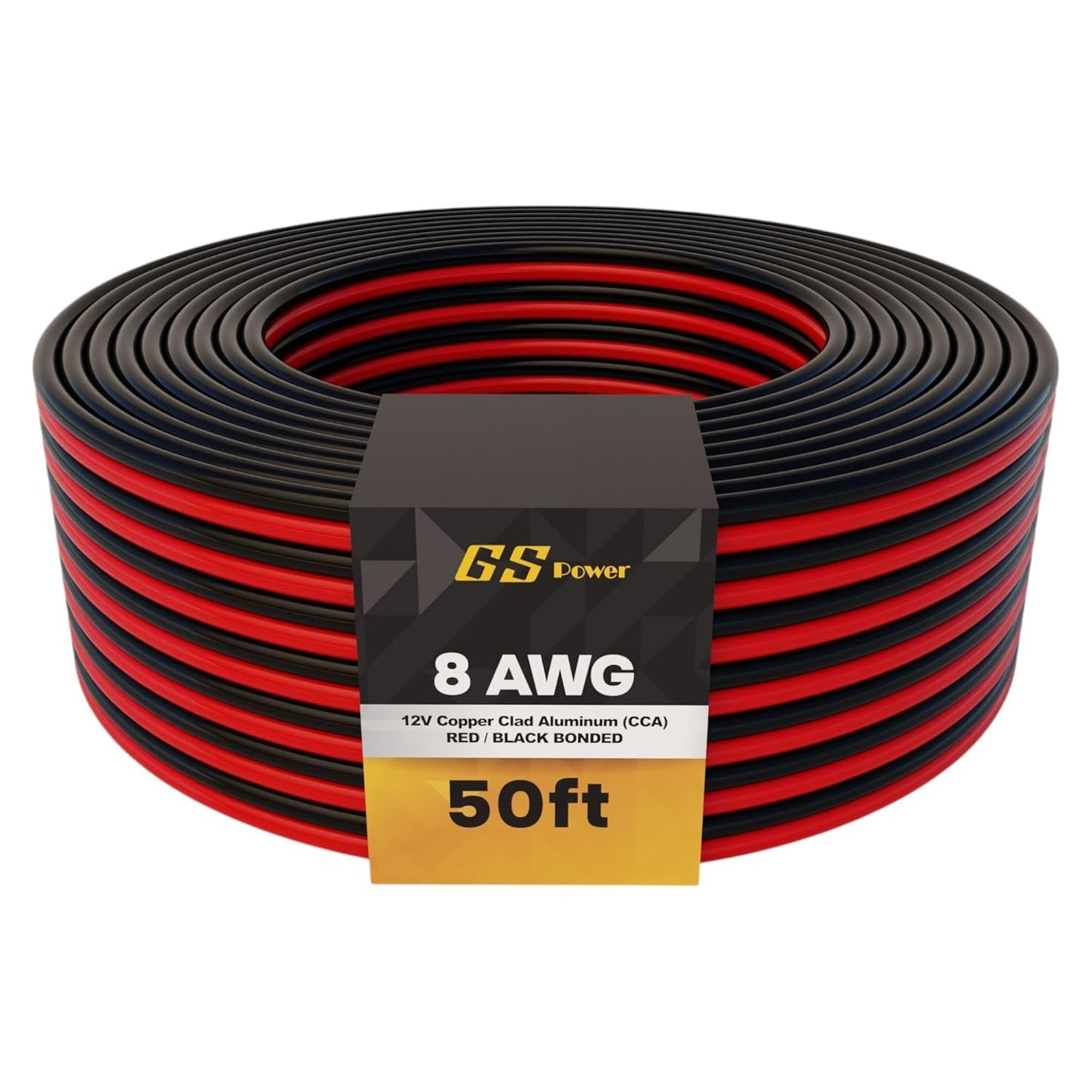 8 Gauge Automotive Wire 100ft CCA for Car Stereo and More