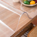 Clear Table Cover Protector 28 x 44 in - Heavy Duty Clear Table Pad