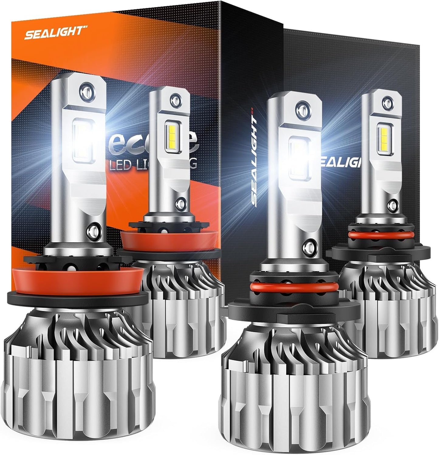 SEALIGHT H11 9005 Bulbs Combo for Super Bright Fog Lights