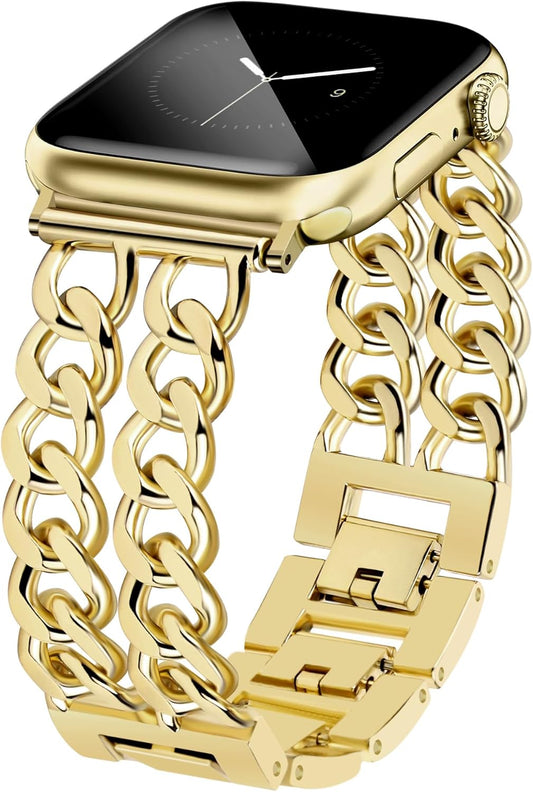 Gold Cowboy Chain Bracelet for Apple Watch 38-42mm