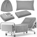 4 Pcs Hospital Bed Sheets Set Standard Size - Soft, Warm and Practical