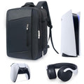 Hap Tim Travel Backpack for PS5 Console - Padded Protection and Large