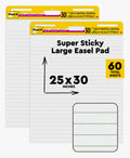 Post-it Super Sticky Easel Pad 25 in x 30 in - Repositionable Lined