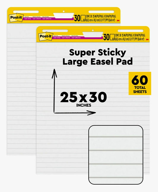 Post-it Super Sticky Easel Pad for Effective Brainstorming Sessions