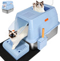 XL Stainless Steel Litter Box - Top Exit Odor Control
