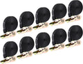 Heavy Duty 10 Pack 1in x 20ft Ratchet Straps for Secure Transport