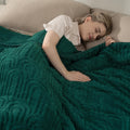 Cottonblue Jacquard Weighted Blanket 15 lbs Queen - Cozy Sherpa