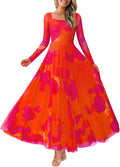 Stylish Floral Maxi Dress for Women - BTFBM Fall 2025 Style