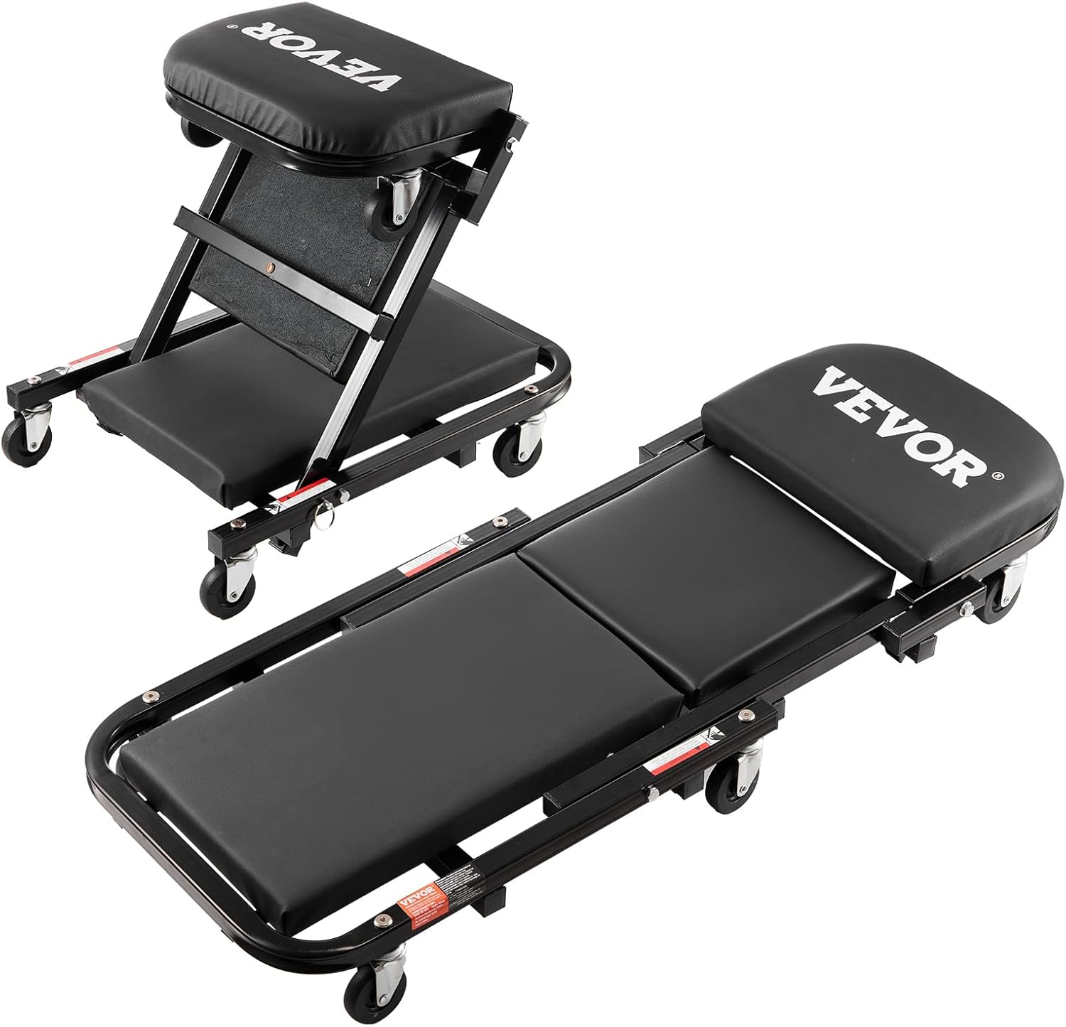 VEVOR Foldable Z Garage Creeper Stool for Mechanics and DIY