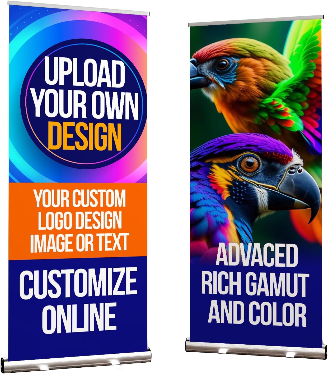 33x81 Custom Retractable Banner Stand for Trade Shows Display