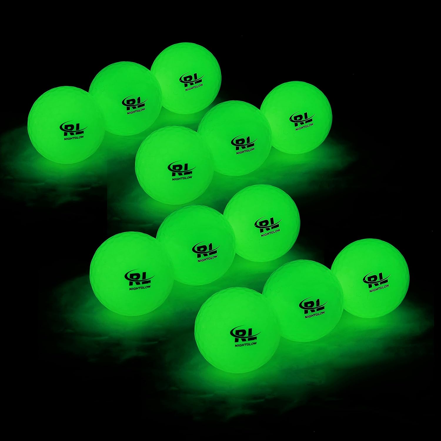 Ultra Bright Night Golf Balls by R&L