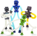 Boxgear LED Shape Changing Robot Pop Tubes - Fun Telescopic Fidget Toy