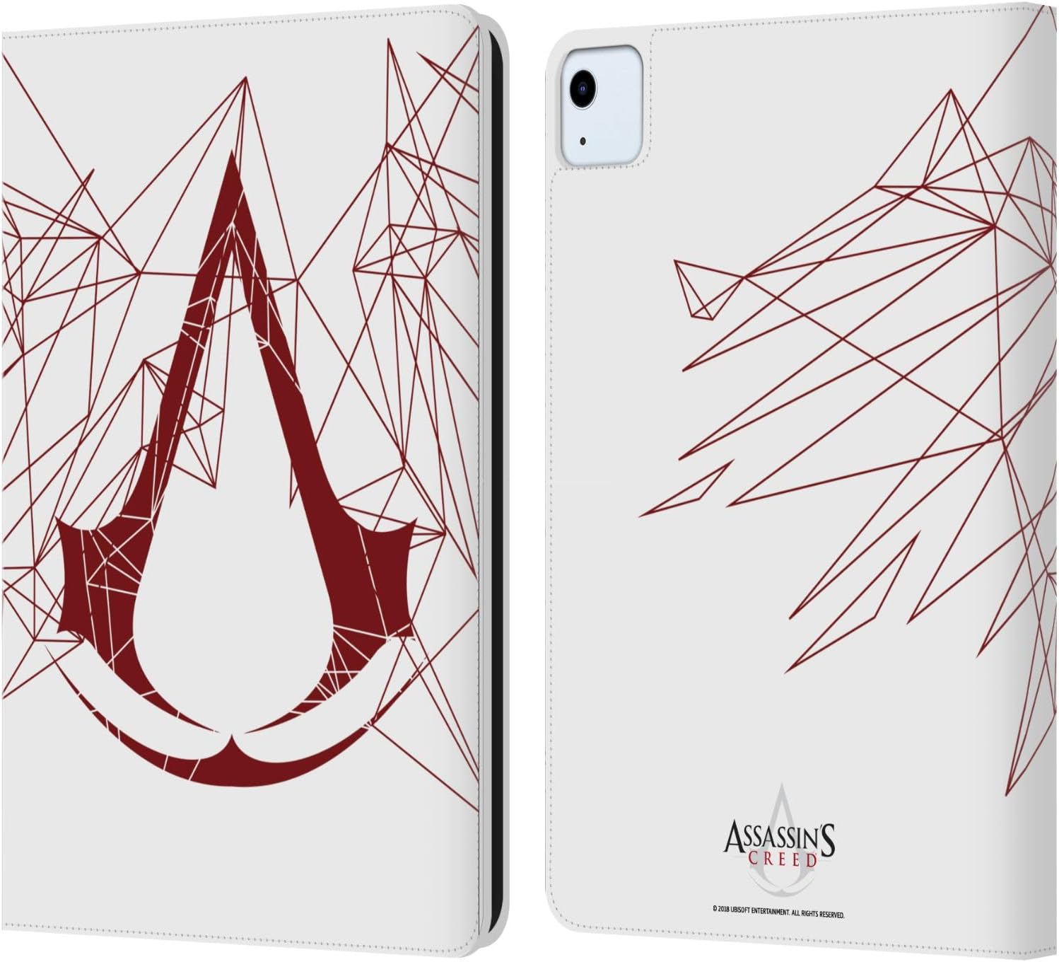 Assassin's Creed Geometric Logo Leather Wallet Case for iPad Air
