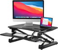 Electric Standing Desk Converter 35.4 x 23 in - Smooth Motorized Lift
