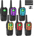 Walkie Talkies Long Range for Adults - Rechargeable 6 Pack