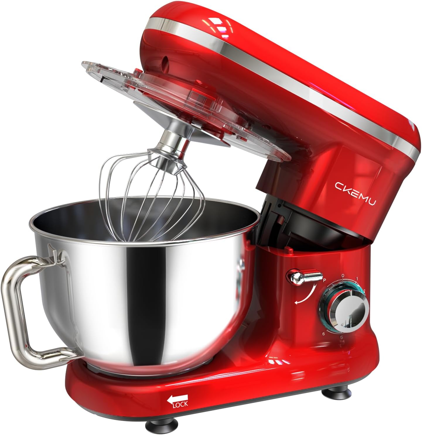 Stand Mixer with 660W Motor and 6.5 Qt Bowl for Bakers