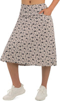 Women's 24in Knee Length Skort with 3 Pockets - Athletic Modest Skort