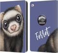 Animal Club International Ferret Faces Leather Wallet Case for iPad