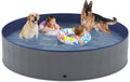 Niubya Foldable Dog Pool - Collapsible 80 in Pet Bath Tub
