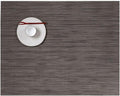 Chilewich Mini Basketweave Placemats Light Grey Set of 4 - Durable