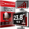 23.8 Inch 16:9 Privacy Screen Filter 2 Pack - Anti-Glare Privacy