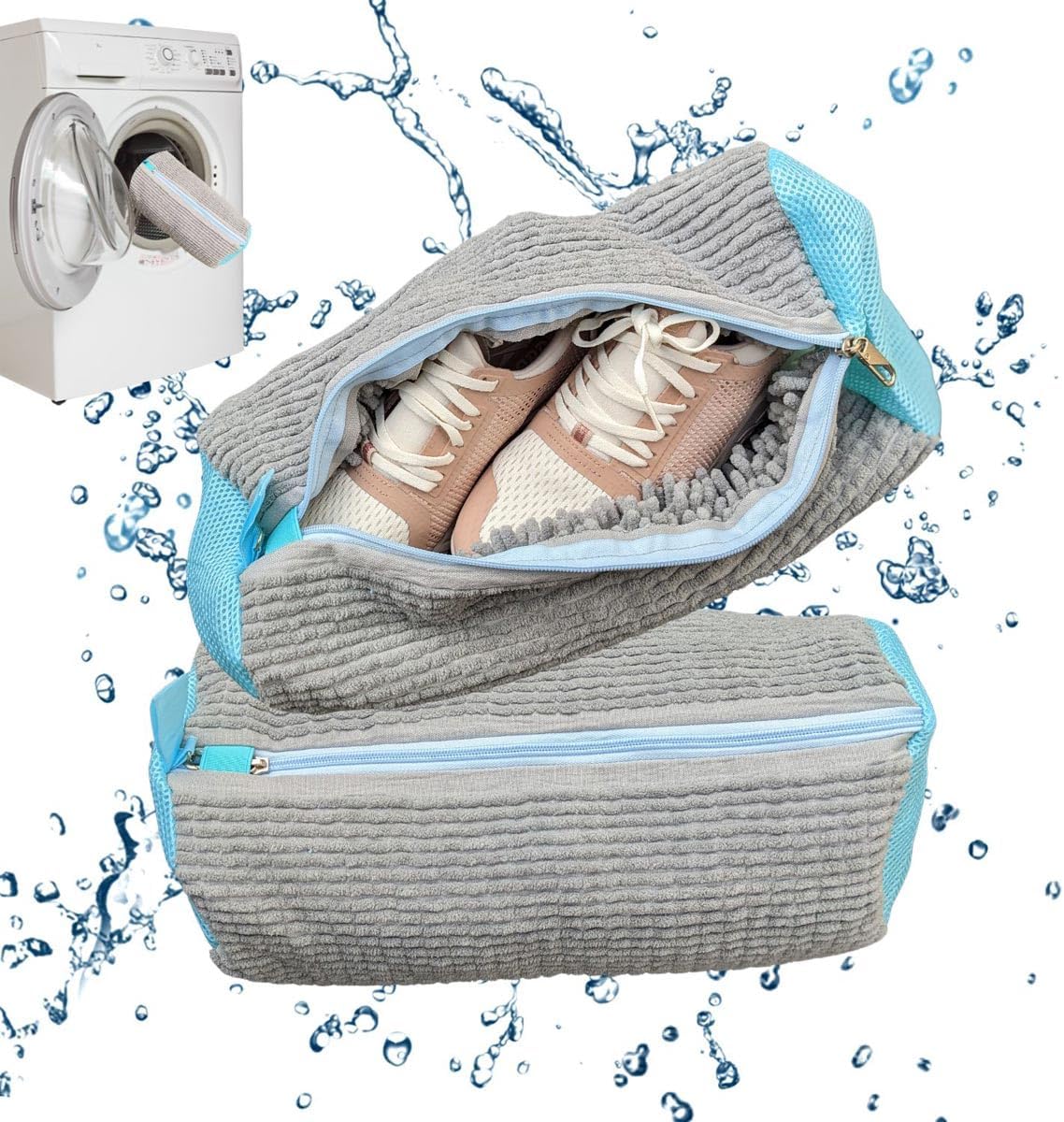 Reusable Shoe Washing Bags - Keep Your Sneakers Clean!