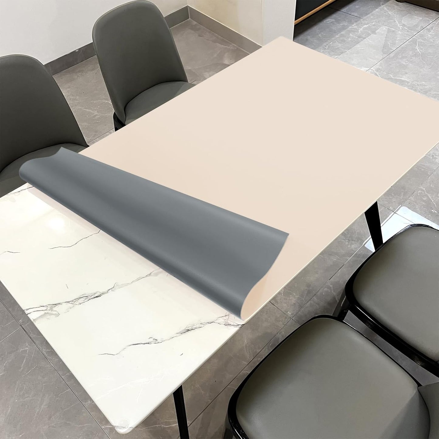 Leather Table Cover Protector for Large Desks, 30x48 Inch