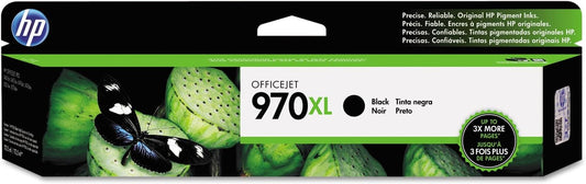 HP 970 High Yield Black Ink Cartridge for Officejet Pro Printers