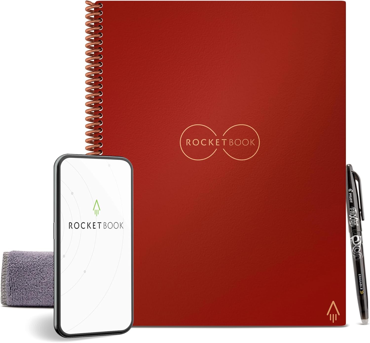 Rocketbook Core Reusable Spiral Notebook for Creative Projects