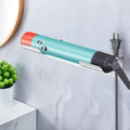 LOXSUN Stainless Steel Curling Iron Holder - Stylish Wall Mount Organizer